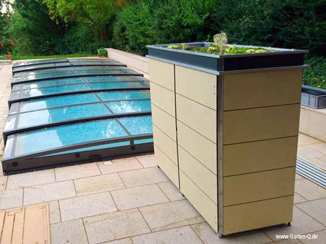 Pooltechnik-Schrank modern