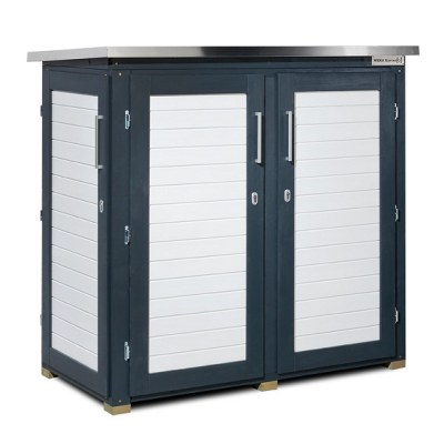 Der Gartengeräteschrank